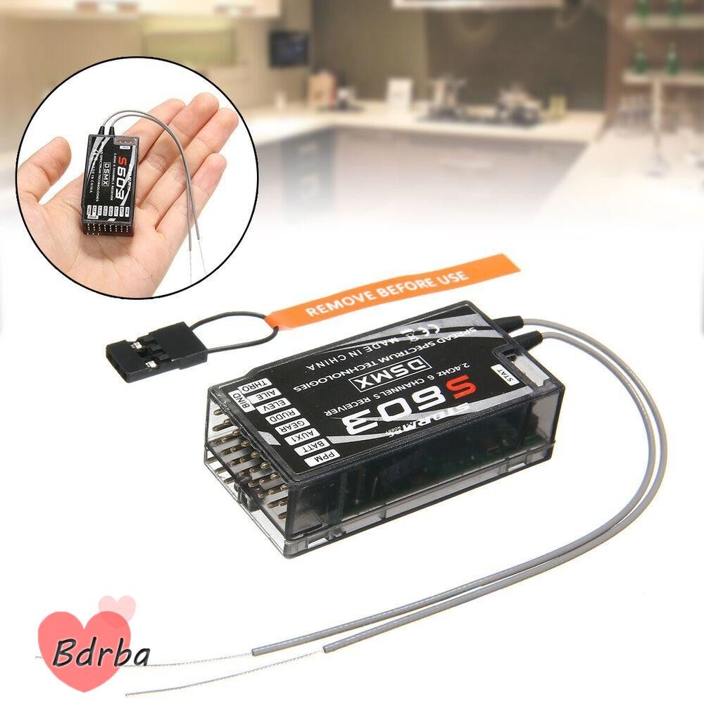 Bdrba S603 DSMX, Bộ thu 6 kênh tầm xa có thể đo từ xa, 2.4 GHz Air 3.5V ...