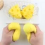 FUHUIOT Đồ chơi giảm căng thẳng phục hồi chậm, Đồ chơi cảm giác thoải mái Đồ chơi bóp phô mai, Chất liệu linh hoạt bền bỉ ngộ nghĩnh Đồ chơi trẻ em ngô