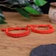 Vòng Đeo Tay Dây Bện nylon Đỏ May Mắn / Vòng Tay Chuỗi Hạt Phượng Hoàng Thắt Nút Đơn Giản Thời Trang Phụ Kiện Trang Sức / Cặp Đôi