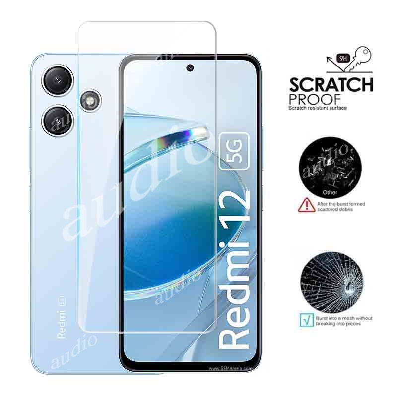 Phim bảo vệ toàn màn hình kính cường lực 2In1 có bảo vệ ống kính máy ảnh cho Redmi 13 12 5G 4G 2024 Vỏ bảo vệ màn hình điện thoại cho Redmi13 Redmi12 Redmy Redme 13 12 5G 4G