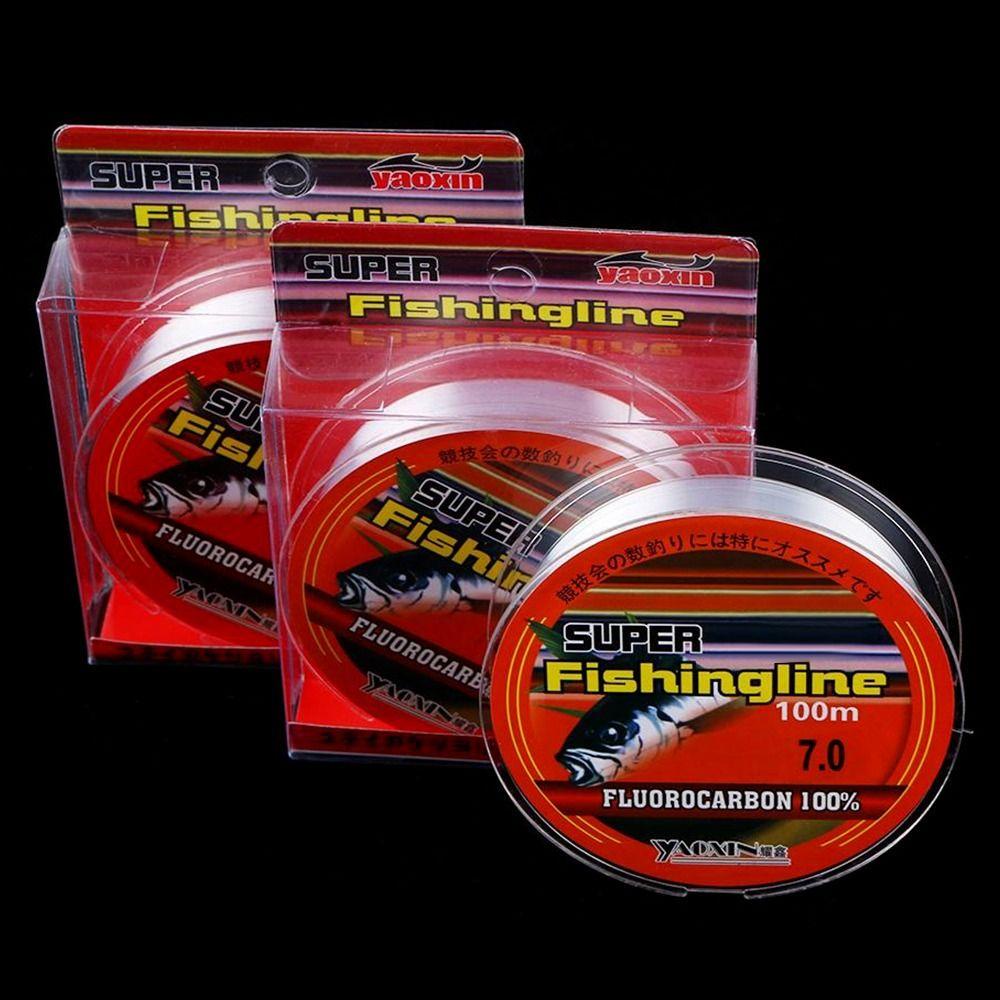 SIMPLEAID 100m dây Fluorocarbon Nylon PA chắc chắn chất lượng cao, từ 0.8 đến 6LB