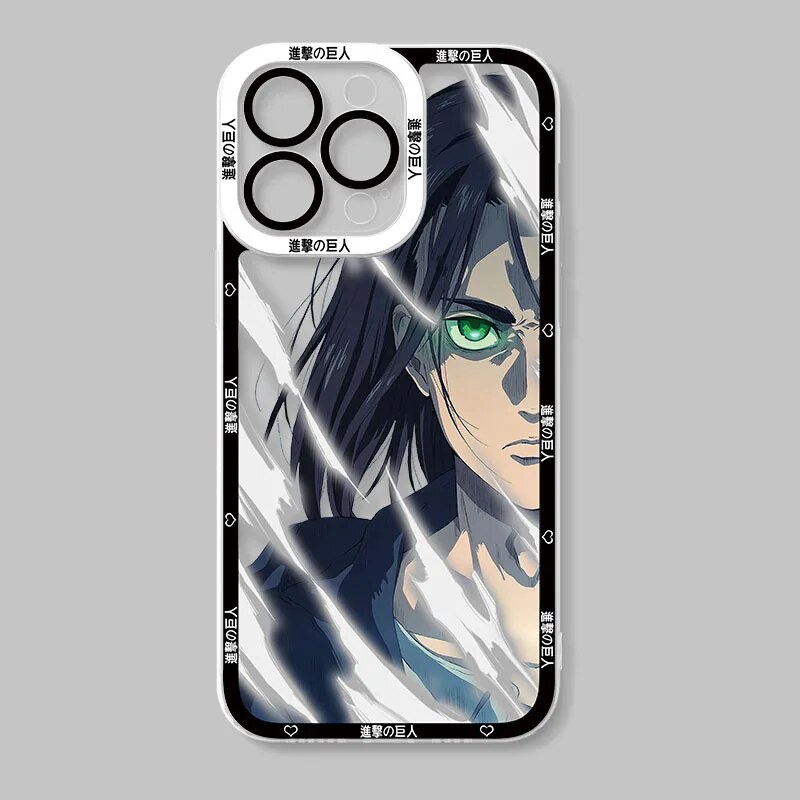 Ốp lưng iphone cạnh vuông Eren anime Attack On Titan 8plus/x/xs/11