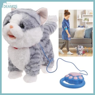Mèo Nhồi Bông Điện Tử Biết Đi Dễ Thương Cho Bé