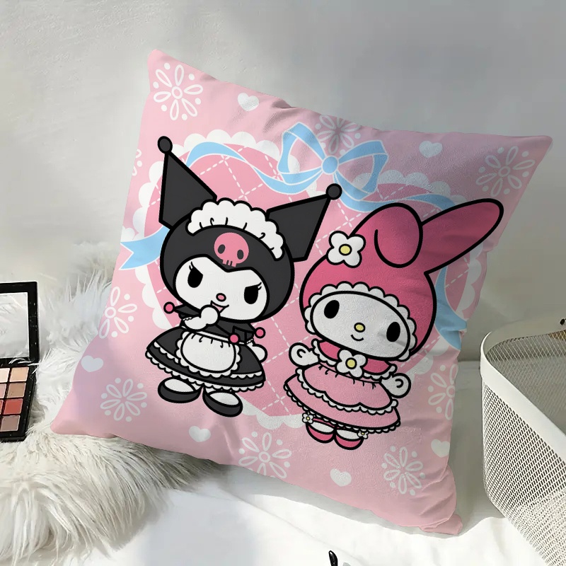 Sanrio Vỏ Gối In Họa Tiết Hoạt Hình my melody Một Mặt Trang Trí Phòng Khách / sofa / Xe Hơi / Quà Tặng Cho Bé (Không Có Lõi)