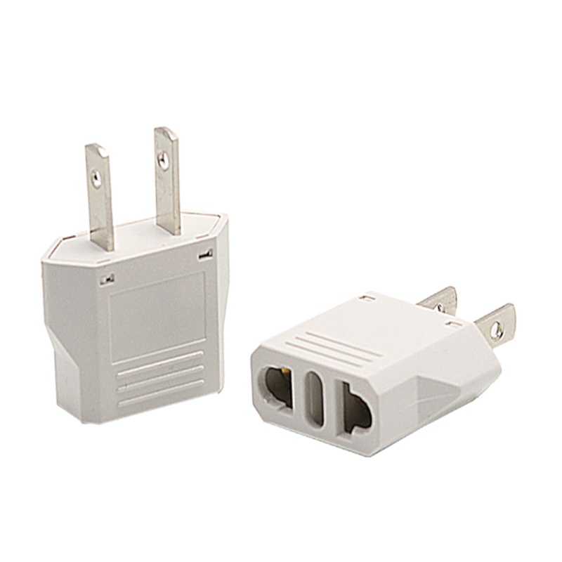 Fol Di Động Du Lịch Cắm Adapter US Sang EU Cắm Adapter Tiêu Chuẩn Mỹ Sang Châu Âu