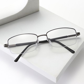 Kính Chống Bức Xạ Photochromic Thời Trang Dành Cho Nam Nữ Vuông Chống Ánh Sáng Xanh Kính Mắt Kim Loại Khung