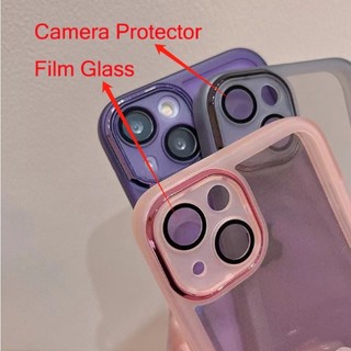 Ốp Điện Thoại Dẻo + Miếng Dán Bảo Vệ camera Cho infinix hot 40 pro 30 20 10 lite zero 30 spark go 2024 20 pop 8 smart 5 6 plus