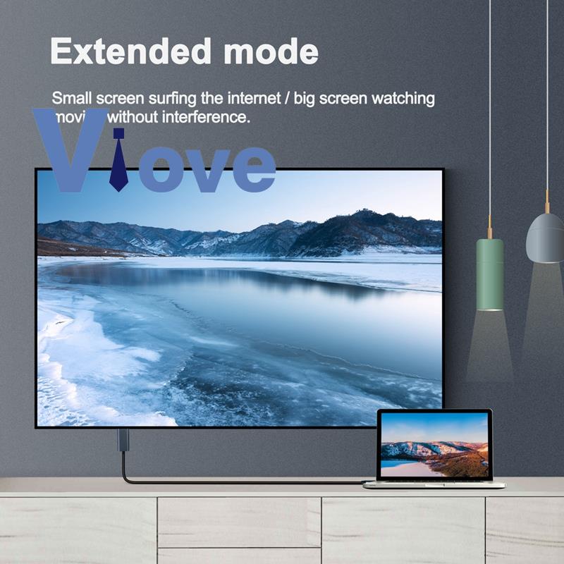 Cáp Chuyển Đổi usb c Sang hdmi 4k 60hz 3 Tương Thích Với Điện Thoại android / macbook / chromebook / Vtc