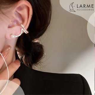 Khuyên tai nữ bông tai phong cách Hàn Quốc dáng dài Larme accessories -KT0261