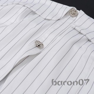 Phụ Nữ Sọc Xe Tăng Áo Nút Khe Dây Cổ Áo Vest Không Tay Mùa Hè Lưng Ngắn Áo Dạo Phố