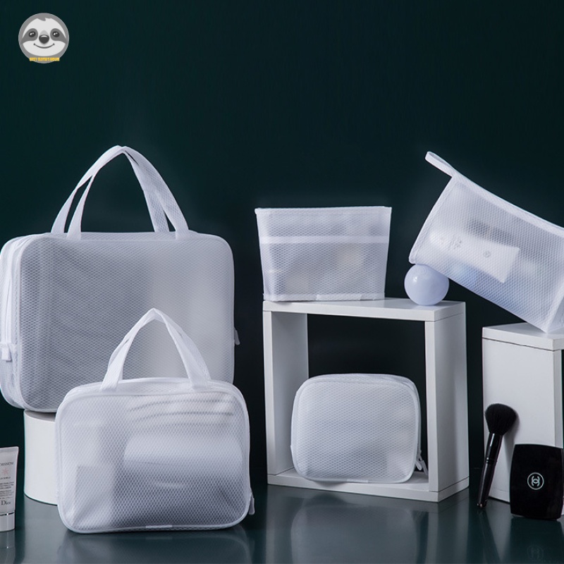 Túi Đựng Mỹ Phẩm Sức Chứa Lớn Chống Thấm Nước Phong Cách Muji Nhật Bản