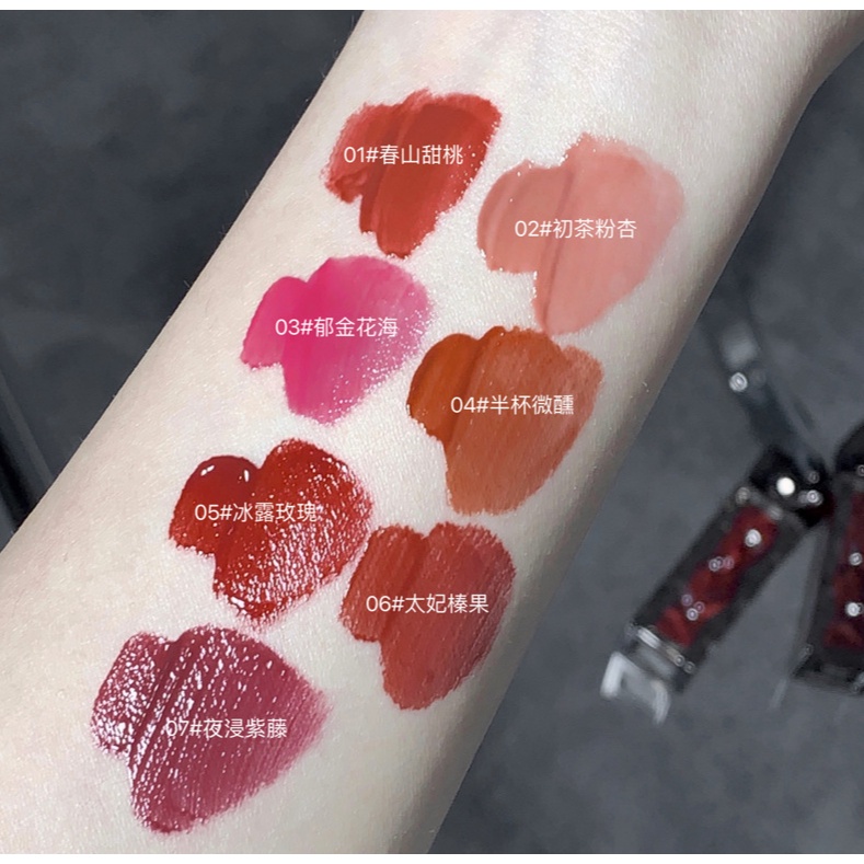 Son Tint Bóng GEGE BEAR Chính Hãng Ánh Gương Mềm Mượt Chống Thấm Nước Lâu Trôi GX1113