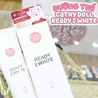 [CATHY DOLL] Sữa Dưỡng Thể Cathy Doll Ready 2 White, Dưỡng Da & Nâng Tone Body Trắng Sáng Tự Nhiên, Nội Địa Thái