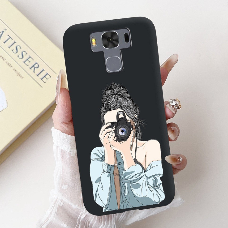 Dành Cho Asus Zenfone 3 Max ZC553KL X00DD X00DDA XOODD Vỏ Sang Trọng Tranh Nữ Tính Hoa Ốp lưng Bướm Mềm Silicon