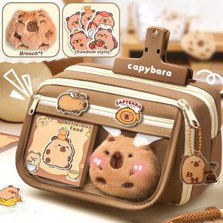 Kawaii Hộp Đựng Bút Chì Túi Lật Hộp Đơn Giản Trở Lại Trường Học Cho Studnets Đồ Dùng Văn Phòng Phẩm