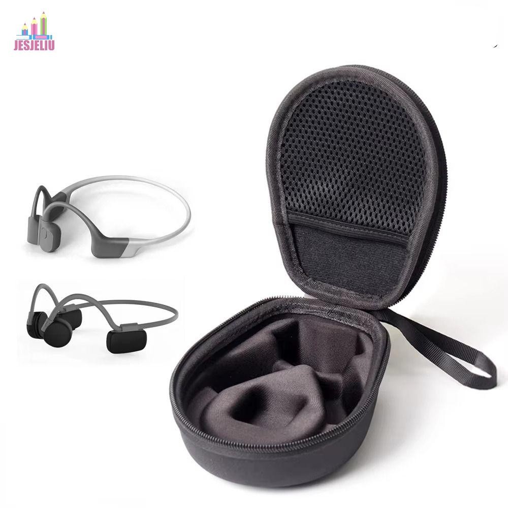 Hộp đựng tai nghe dẫn truyền xương JESJELIU Vỏ cứng không dây