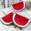 Dễ Thương Sáng Tạo Mềm Mại Sang Trọng Dây Kéo Ví Đựng Tiền Xu Hoạt Hình Dưa Hấu Sundry Túi Sắp Xếp Tai Nghe Di Động Túi Bảo Quản Quà Tặng Mới