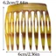 Flgo 1 Tóc Bên Lược Thiết Kế Phong Cách Pháp Với Acetate Hoàn Thiện Kẹp Nhỏ Phụ Kiện Tóc Cho Nữ Tạo Kiểu An Toàn