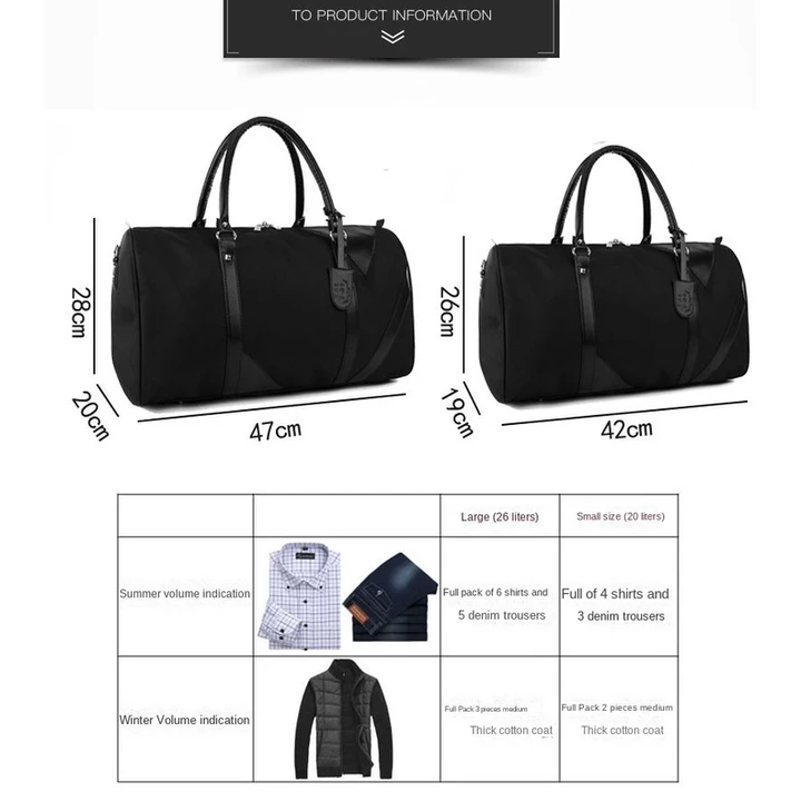 Men's New Travel Handbag Shoulder Bag Doanh – 3