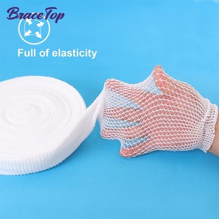 1 Cuộn Băng Lưới Quấn Đầu Gối / Khuỷu Tay Co Giãn Thoáng Khí