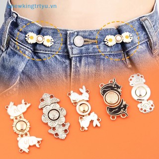Unewtyu Nút Thắt Lưng Quần Jean Bằng Kim Loại Có Thể Tháo Rời Tiện Dụng vn