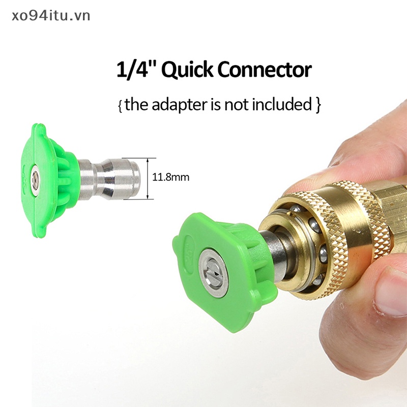 Đầu Nối xoitu 1 / 4 "Cho Máy Rửa Xe Áp Suất Cao 5 Đầu Nối Bằng Đồng vn