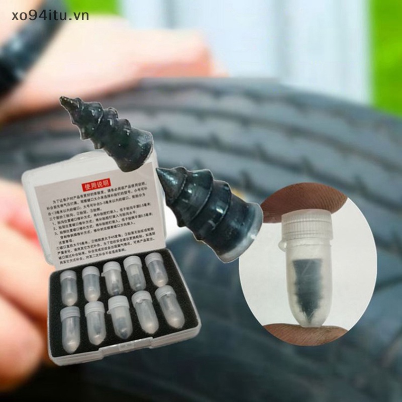 Bộ 10 Đinh Cao Su Vá Lốp Xe Đạp Không Ruột Tiện Dụng