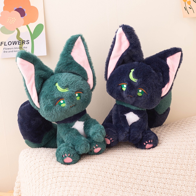 Trò Chơi Mới Genshin Tác Động Tighnari Sang Trọng Đồ Chơi Anime Hình Búp Bê Cotton Dễ Thương Mềm Nhồi Bông Mèo Gối Trang Trí Phòng Trẻ Em Bé Gái Quà Tặng