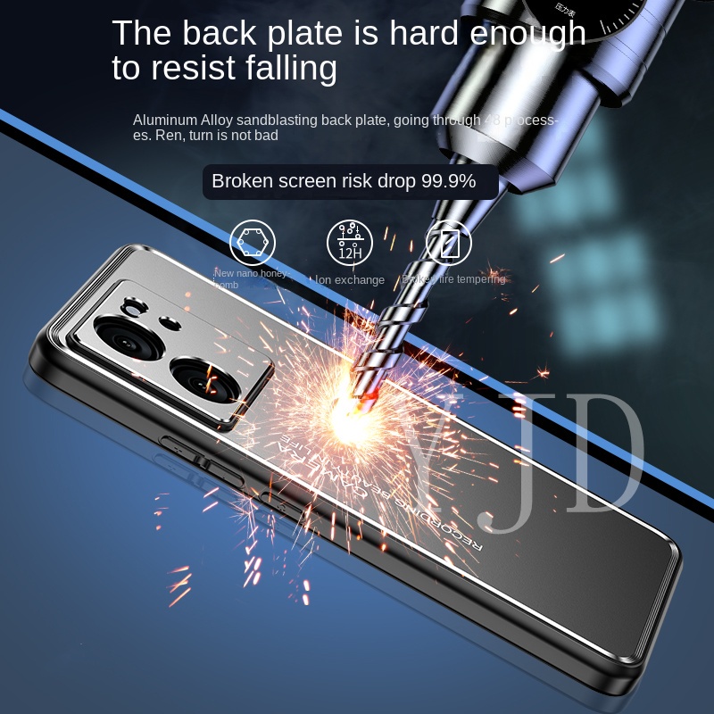 Yjd Ốp Điện Thoại tpu Kim Loại Chống Sốc Cho xiaomi 13t pro k60 ultra