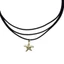 XGB Dây Buộc Lên Ngôi Sao Mặt Dây Chuyền Vòng Cổ Cho Nữ Sao Biển Mặt Dây Chuyền Choker Y2K Trang Sức