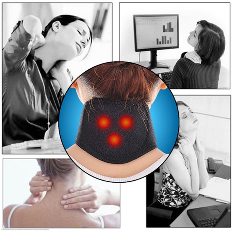 Đai Quấn Cổ Tự Làm Nóng Giúp Thư Giãn Giảm Đau Và Làm Ấm Cổ