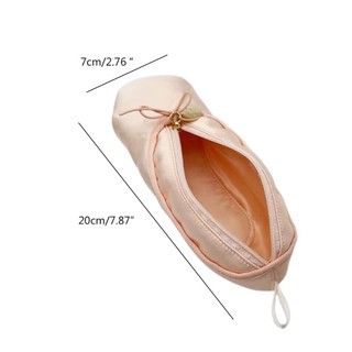 Kra Sáng Tạo Giày Ba Lê Mỹ Phẩm Túi Bảo Quản Trang Điểm Thời Trang Túi Đựng Bút Chì