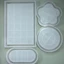 Unstop * Nhựa Coaster Khuôn Silicon Hộp Trang Sức Khuôn Cho Nhựa Dính DIY Khay Nhựa Khuôn