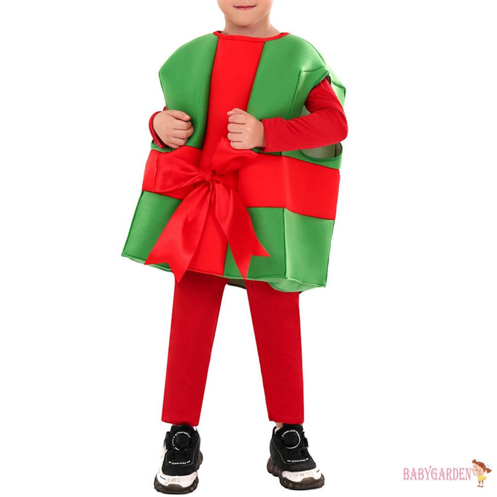 Baga-kids Hộp Quà Giáng Sinh Trang Phục Áo Khoác Không Tay