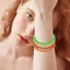 GAVESTO 4 / 8 CÁI Vòng Cổ Bộ Vòng Tay, Hạt Nhiều Màu Sắc Neon Choker, Dây Xích Nhựa Huỳnh Quang Bohemian Vòng Tay Trẻ Em Nữ Trang Phục Dự Tiệc Phụ Kiện