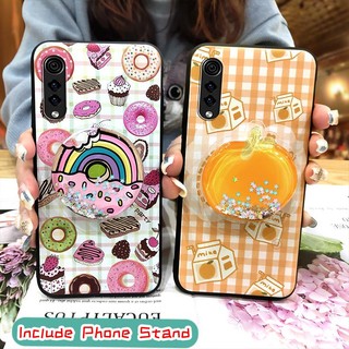 Dirt-resistant Soft Case Phone Case For LG Velvet 4G/5G Kickstand glisten Anti-knock Durable Cute drift sand Waterproof