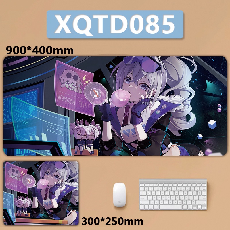 Honkai Star Rail Silver Wolf SilverWolf XXL Lớn Mousepad Bàn Phím Miếng Lót Chuột Miếng Lót