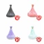 DELMER BJD SD Tóc Búp Bê, Nút Tóc Búp Bê Lụa Mềm Tóc Giả Sợi Hóa Học, Tóc Búp Bê Nhiều Màu Sắc DIY 15cm Msiredoll Bjd Tóc Giả Phụ Kiện Búp Bê BJD