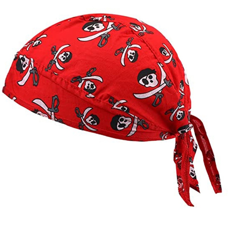 Flgo Mũ Cướp Biển Turban Thời Trang Cho Người Lớn Thanh Thiếu Niên Có Thể Điều Chỉnh Đa Năng Mũ Khăn Trùm Đầu