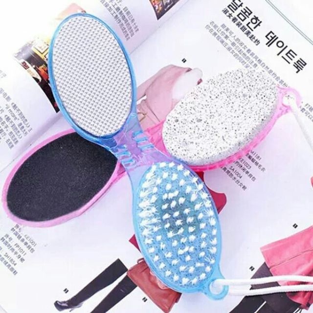 Chà gót chân - Dụng cụ chà gót chân tẩy da chết bằng nhựa và đá bọt - Gia Dụng Anh Thu