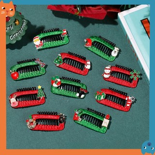 Giáng Sinh Mới Thú Cưng Kẹp Tóc Thú Cưng Giáng Sinh Phụ Kiện Thú Cưng BB Kẹp Mèo Chó Mũ Yorkshire Maltese Gấu Giáng Sinh Phụ Kiện Tóc