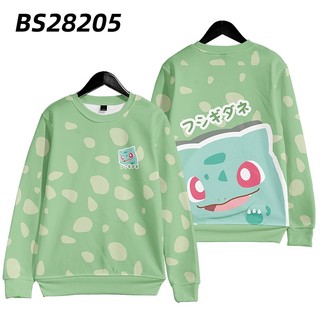 Áo Cosplay Pokémon Bulbasaur & Charmander - Thiết kế 3D, Phù hợp Nam Nữ