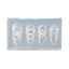 XGB 3D Nail Art Khuôn Silicon Hoạt Hình Dễ Thương Họa Tiết Vịt Nhựa Đúc Khuôn