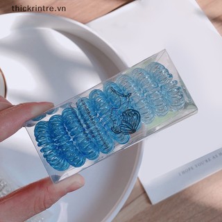 Set 9 Dây Buộc Tóc Lò Xo Co Giãn Nhiều Màu Sắc Cho Nữ vn