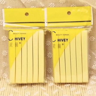 Bông nở rửa mặt bọt biển chivey 12 miếng nhiều màu tiện dụng chăm sóc da #A69