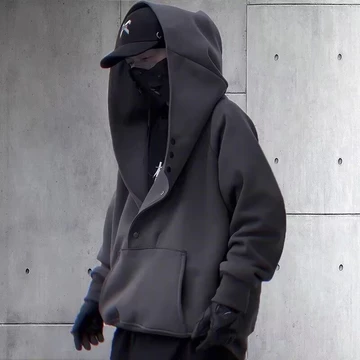 Áo hoodie ninja nam Áo hoodie Thêu Hình ninja Nhật Bản Cho Nam áo ninja hoodie Áo hoodie nón lớn Áo hoodie đầu lớn
