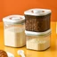 Hộp Sữa Bột Nhựa Vuông Dáng Nhấn Nút Mở Nắp Dung Tích Lớn Chống Ánh Sáng Và Ẩm Ướt 800/1200ML