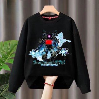 Áo hoodie Tay Dài In Hình Hoạt Hình titan 2023 Thời Trang Thu Đông Dành Cho Trẻ Em