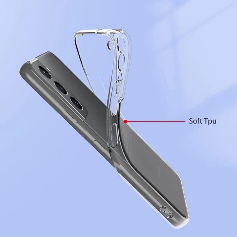 Ốp Điện Thoại TPU Mềm Trong Suốt Cho Samsung Galaxy S24 Ultra S24 Plus S23 FE A05 A05S A15 A25 A35 A55 M14 M54