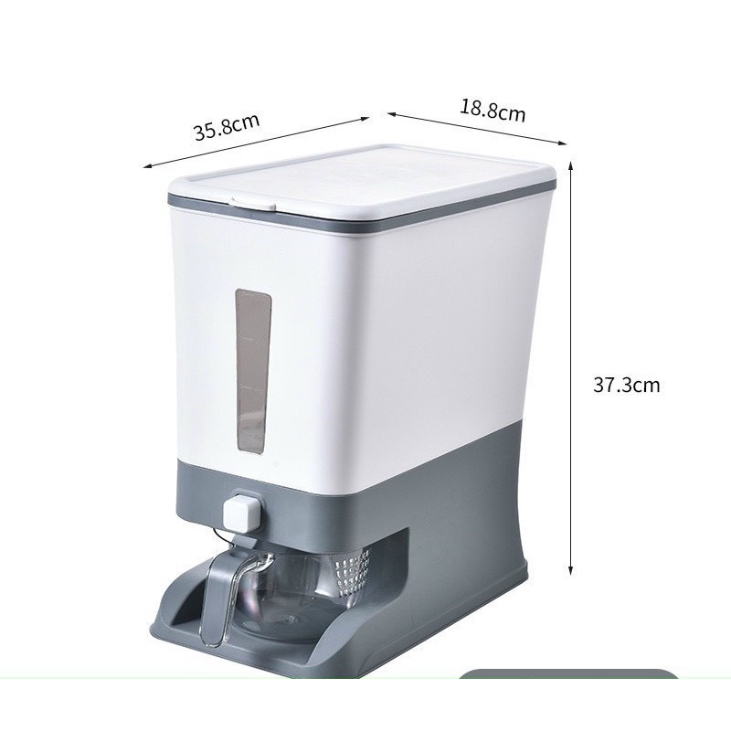 Thùng Đựng Gạo 10Kg Hokori nhựa Việt nhật cao cấp. [SHOP.MH]